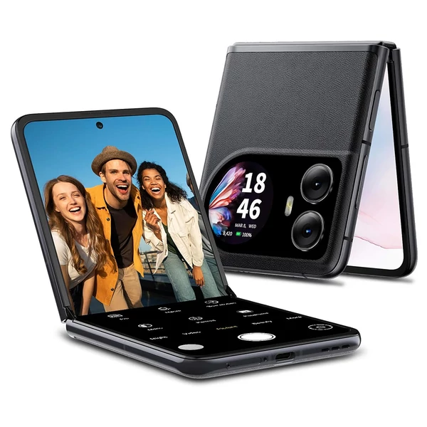 Blackview HERO 10 összecsukható okostelefon, 6.9\" AMOLED, 12GB+256GB, 108MP kamera, 45W gyorstöltés, NFC, ujjlenyomat, Android 13