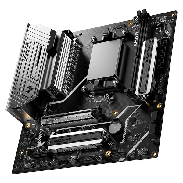 AOOSTAR TA95X3D asztali PC alaplap – Ryzen 9 9955HX3D, 16 mag, DDR5‑5600, PCIe 5.0, Dual M.2, 5G LAN, HDMI/DP