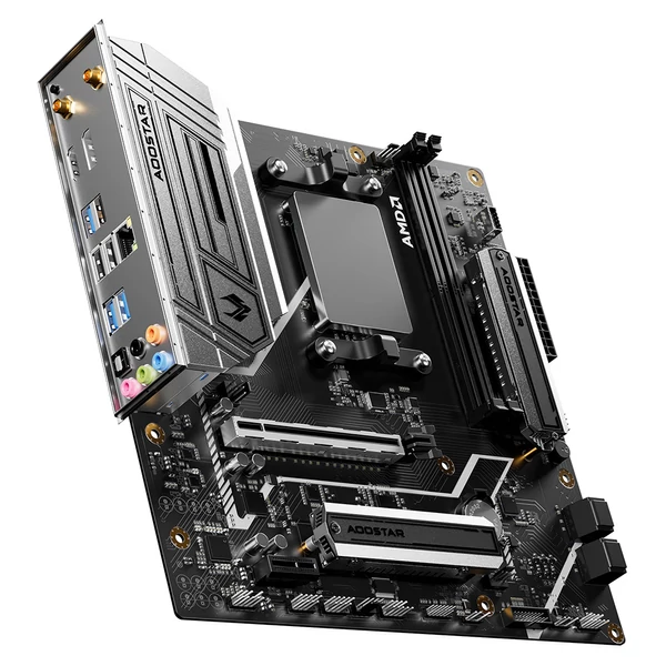 AOOSTAR TA95X3D asztali PC alaplap – Ryzen 9 9955HX3D, 16 mag, DDR5‑5600, PCIe 5.0, Dual M.2, 5G LAN, HDMI/DP