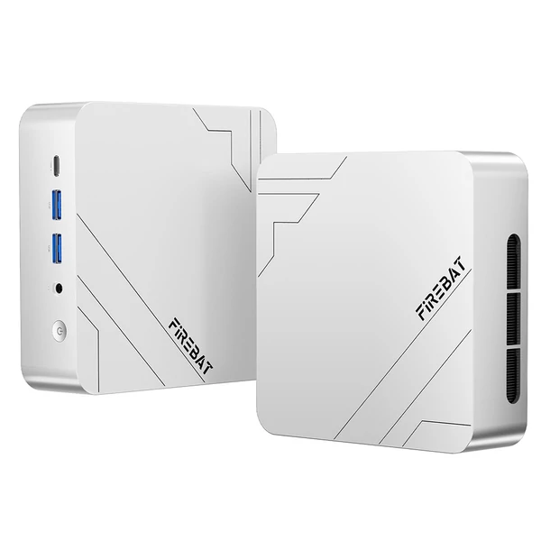 FIREBAT F1 mini PC, Ryzen 5 7640HS, Radeon 760M, 24GB RAM, 512GB SSD, USB4, 3×4K kijelző, WiFi 6, BT 5.2, 2.5G LAN