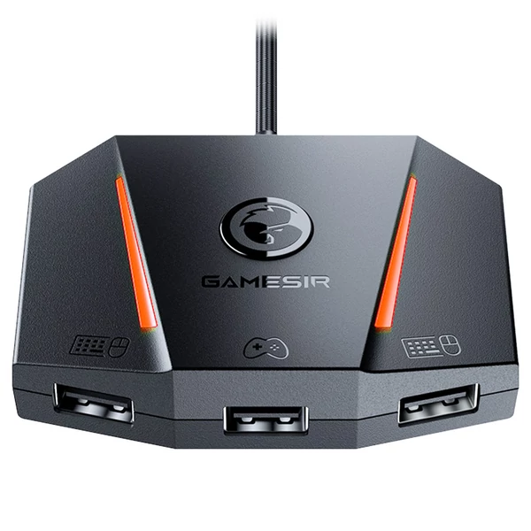 GameSir VX2 AimBox billentyűzet–egér adapter FPS játékhoz, gyors fordítási technológia, többplatformos konzolos átalakító PS5/PS4/Xbox/Switch