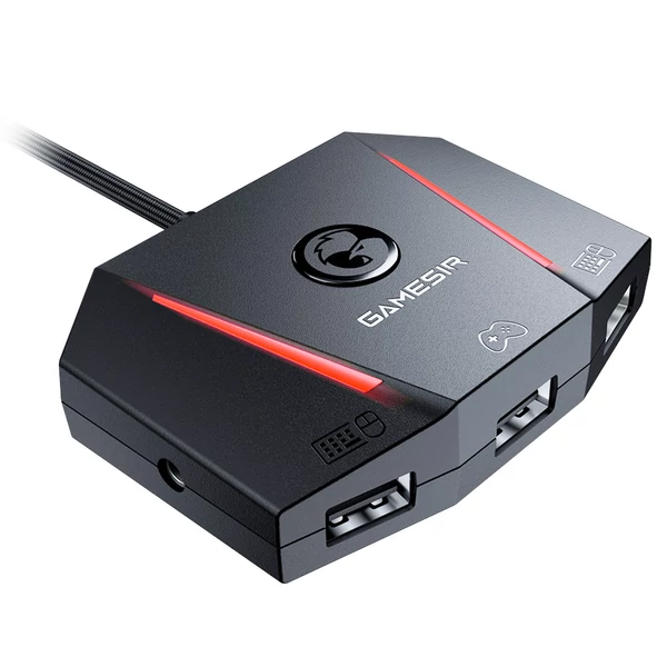 GameSir VX2 AimBox billentyűzet–egér adapter FPS játékhoz, gyors fordítási technológia, többplatformos konzolos átalakító PS5/PS4/Xbox/Switch