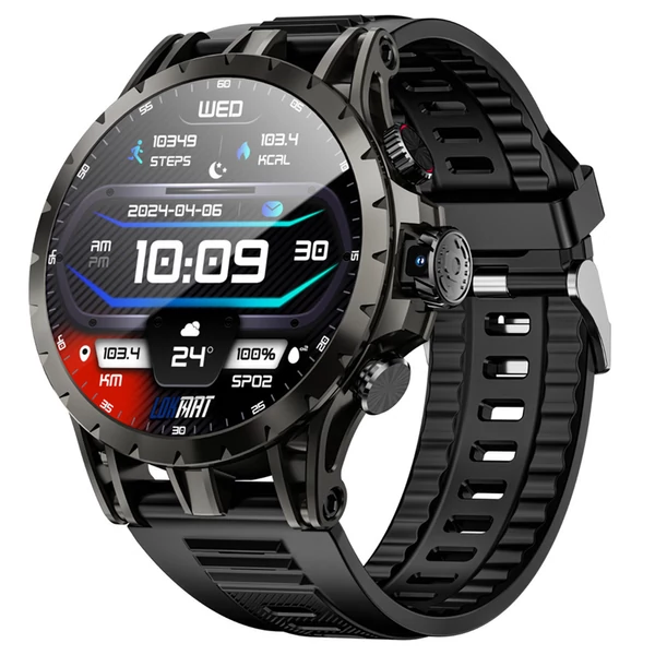 LOKMAT APPLLP 4 okosóra, 1.508'' AMOLED kijelző, 4G/5G SIM, pulzus‑ és véroxigén mérés, GPS helymeghatározás