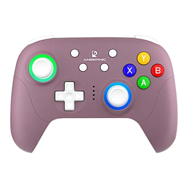 ANBERNIC RG P01 játékvezérlő – Hall-effekt ravaszok, giroszkóp, BT/2.4G/vezetékes, PC/Android/iOS/Switch kompatibilis – Lila