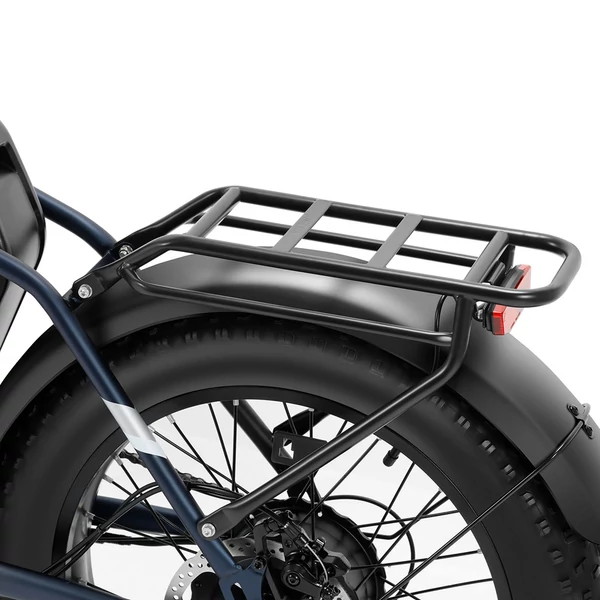 Touroll S2 elektromos kerékpár, 650W csúcsteljesítmény, 48V 15Ah akkumulátor, 20×4.0 gumi, 25 km/h, 150 km hatótáv