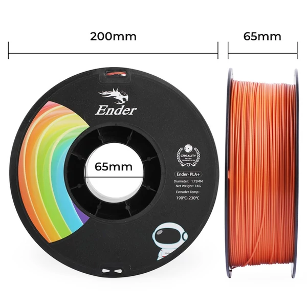 Creality Ender‑PLA Pro (PLA+) 3D nyomtató filament, narancssárga – 1,75 mm, 1 kg