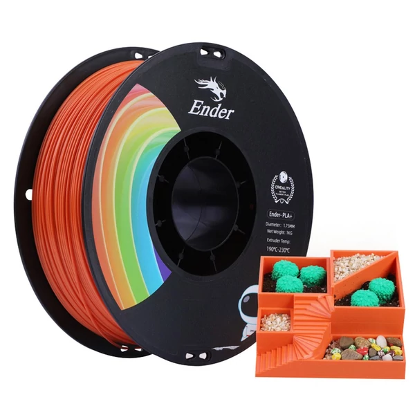 Creality Ender‑PLA Pro (PLA+) 3D nyomtató filament, narancssárga – 1,75 mm, 1 kg