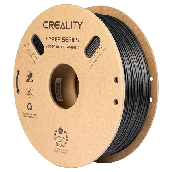 5kg Creality Hyper PLA‑CF filament fekete – nagy szilárdságú, szénszálas 3D nyomtató alapanyag
