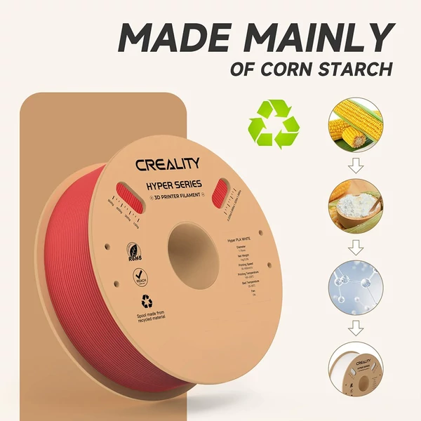 Creality Hyper-PLA 1kg filament – piros, gyors és pontos nyomtatáshoz