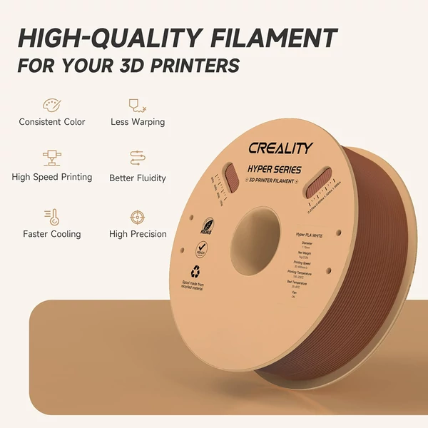 Creality Hyper-PLA 1kg filament – barna, gyors és pontos nyomtatáshoz