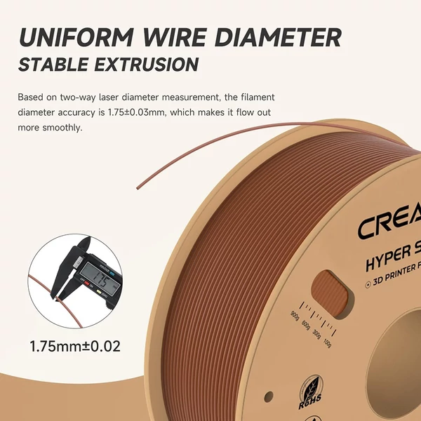 Creality Hyper-PLA 1kg filament – barna, gyors és pontos nyomtatáshoz