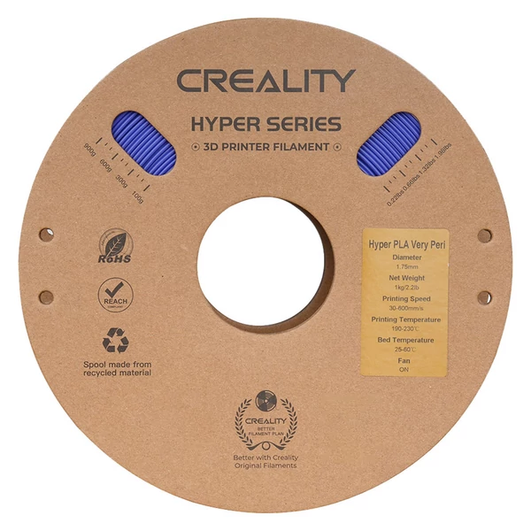Creality Hyper-PLA 1kg filament – kék, gyors és pontos nyomtatáshoz