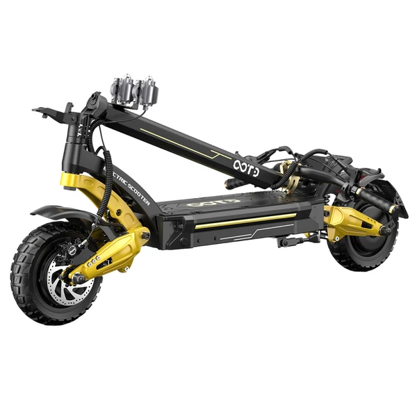 OOTD S30 elektromos roller, 2×1200W motor, 52V 23.4Ah akkumulátor, 10” kerék, 65 km/h, 60 km hatótáv, hidraulikus fék, LCD kijelző