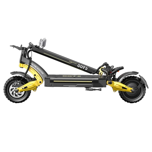 OOTD S30 elektromos roller, 2×1200W motor, 52V 23.4Ah akkumulátor, 10” kerék, 65 km/h, 60 km hatótáv, hidraulikus fék, LCD kijelző