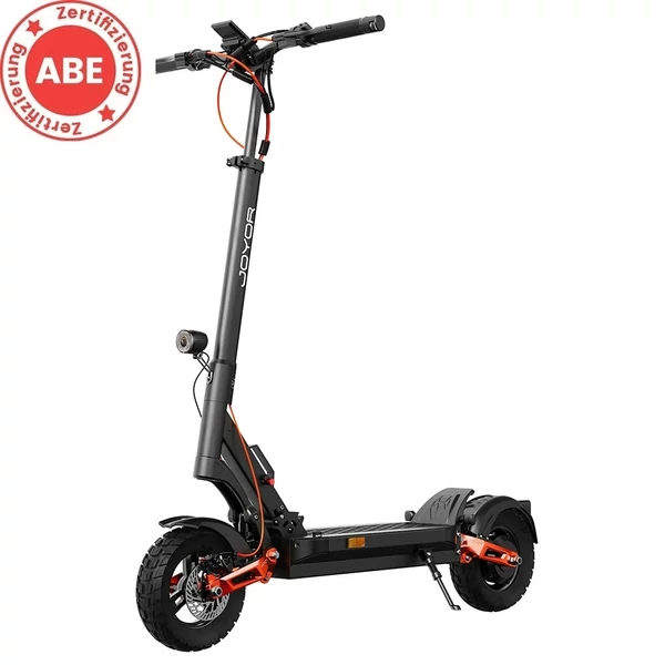 Joyor T6E Pro elektromos roller ABE tanúsítással, 500W motorral, 48V 26Ah akkumulátorral, 10” kerékkel, 20 km/h, 90 km hatótáv