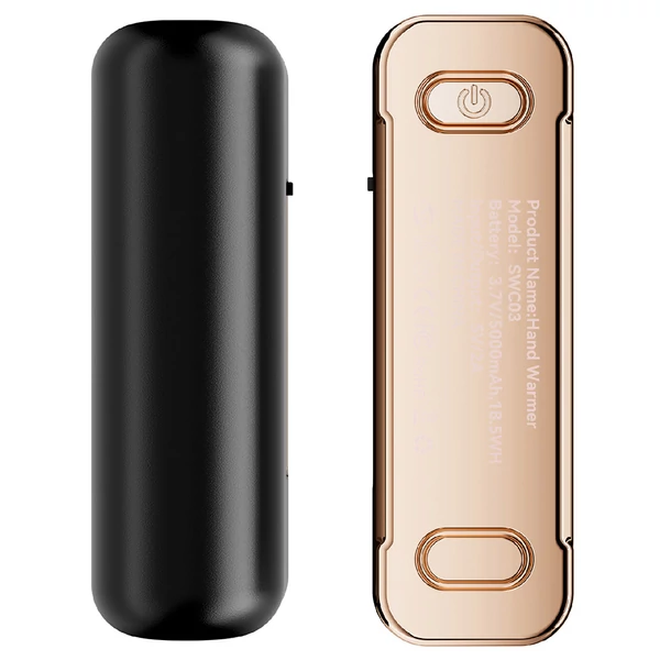 Flashfish SWC03 2 az 1-ben levehető kézmelegítő, 3,5 órás gyors töltés, 4 hőfok, 2×5000 mAh, azonnali fűtés, zsebméret