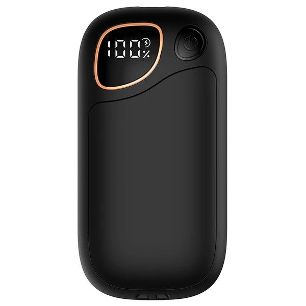 Flashfish ST01 mágneses kézmelegítő, 2 az 1-ben, gyors 3,5 órás töltés, 360° fűtés, 4 fokozat, 2×3500 mAh, zsebméret