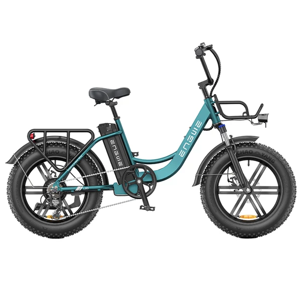 ENGWE L20 BOOST elektromos kerékpár, 250W motor, 48V 13Ah akkumulátor, 20×4'' vastag gumi, 25 km/h, 126 km hatótáv – Zöld