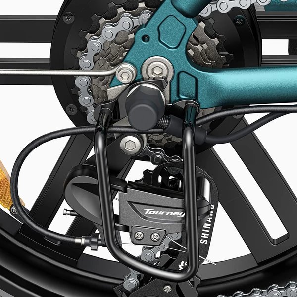ENGWE L20 BOOST elektromos kerékpár, 250W motor, 48V 13Ah akkumulátor, 20×4'' vastag gumi, 25 km/h, 126 km hatótáv – Zöld