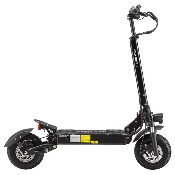 Halo Knight T104 elektromos roller, 2400W dupla motor, 52V 21Ah akkumulátor, 65 km/h, 45 km hatótáv, 10” kerék, NFC nyitás