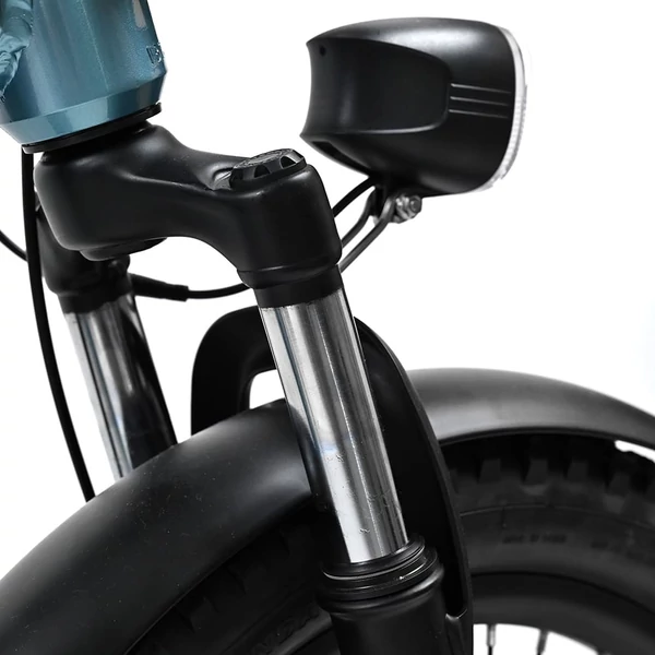 ONESPORT OT01 elektromos teherszállító kerékpár, 650W motor, 48V 27Ah akkumulátor, 20×2.6 gumi, 25 km/h, 100 km hatótáv – Kék