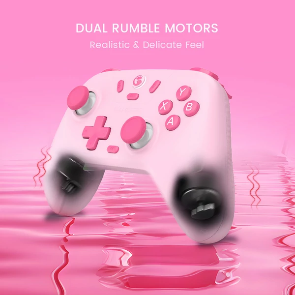 GameSir Nova Lite vezeték nélküli játékvezérlő, hárommódú csatlakozás, PC / Steam / Android / iOS / Switch kompatibilis – Szürke