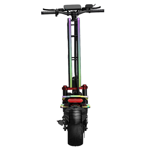 FENGQS GT9 elektromos roller, 2×3500W motor, 60V 38Ah akkumulátor, 12” kerék, 80 km/h, 96 km hatótáv, tárcsafék, dupla rugózás, okos kijelző