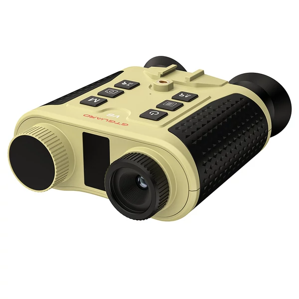 GTGUARD V6 Pro 4K digitális infravörös éjjellátó távcső, 600 m lézeres távmérővel, 8× zoommal és 60 MP kamerával - Sárga