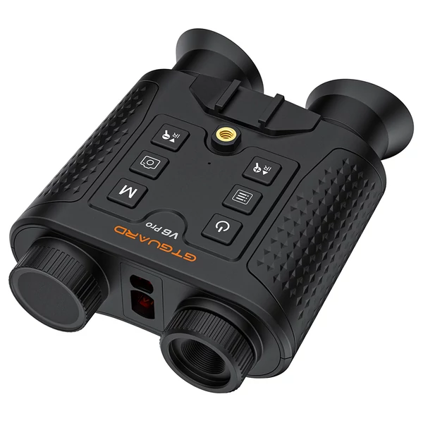 GTGUARD V6 Pro 4K digitális infravörös éjjellátó távcső, 600 m lézeres távmérővel, 8× zoommal és 60 MP kamerával - Fekete