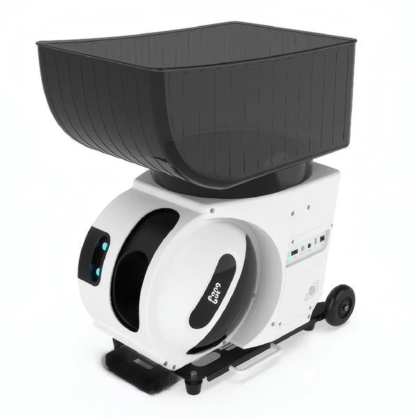 PONGBOT Pace S Pro teniszlabda-adogató gép, 130 km/h sebesség, 60 rps pörgés, 150 labda, teljes pályás lefedés, APP vezérlés