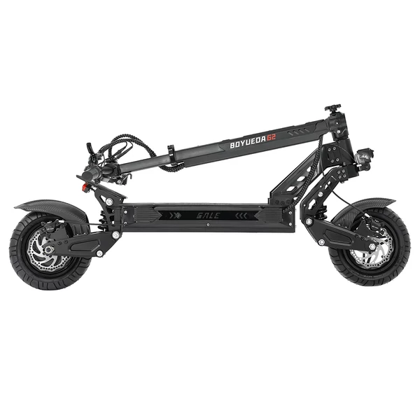 BOYUEDA G2 elektromos roller, 1600W, 55 km/h, 52V 19Ah, 60–70 km hatótáv, 10” terepgumi, hidraulikus fék, NFC, LCD