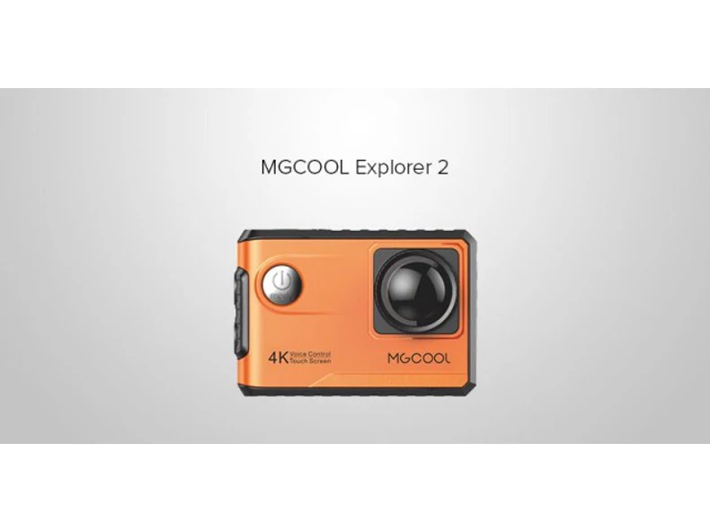 MGCOOL Explorer 2 - 4K sportkamera hangvezérléssel!