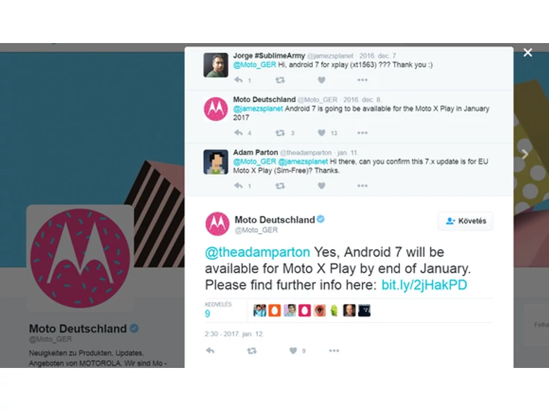 Moto X Play - Frissítés januárban!