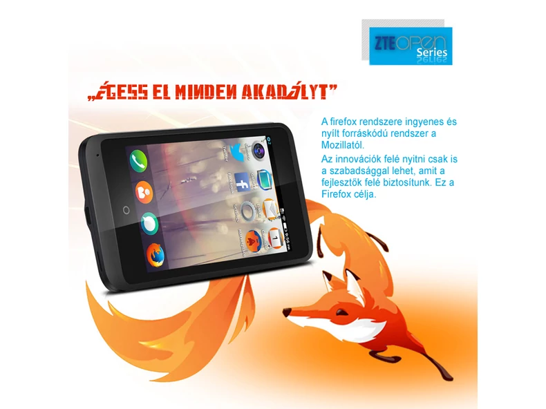 Magyar menüs ZTE Firefox mobil