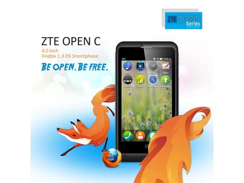 Csúcstechnológiás Firefox mobil ZTE készülék