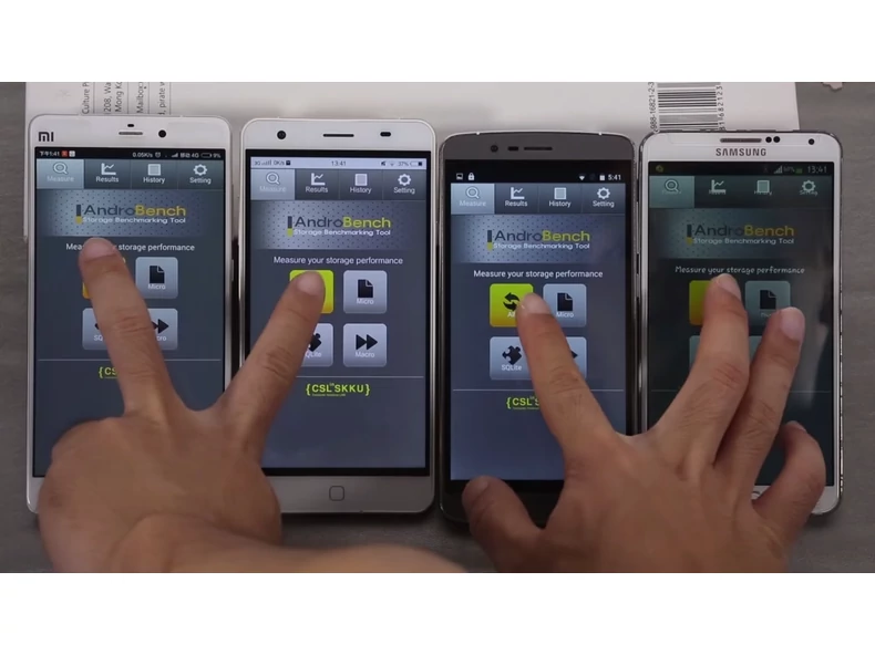 Elephone: Flash memória teszten 4 készülék! - VIDEÓ!