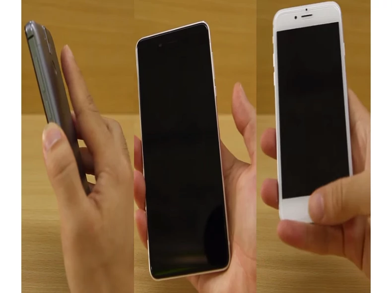 Oukitel K6000 Pro vs iPhone 6 - Ujjlenyomat-olvasó TESZT!