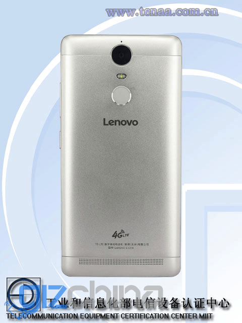 K5 Note hátlap