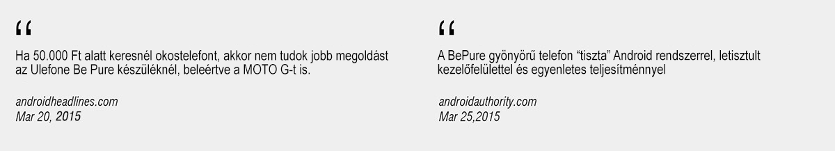 Ulefone Be pure