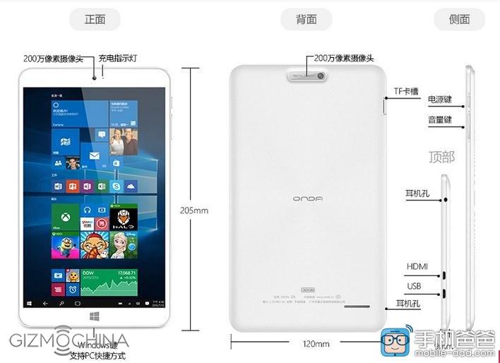 onda v820w ch