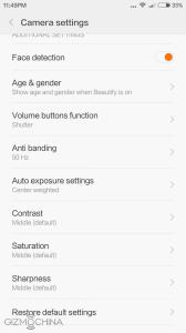 Redmi 3 kamera