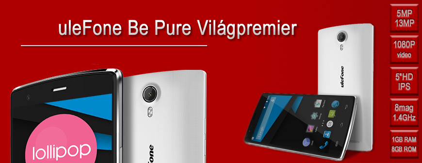 Ulefone Be pure banner