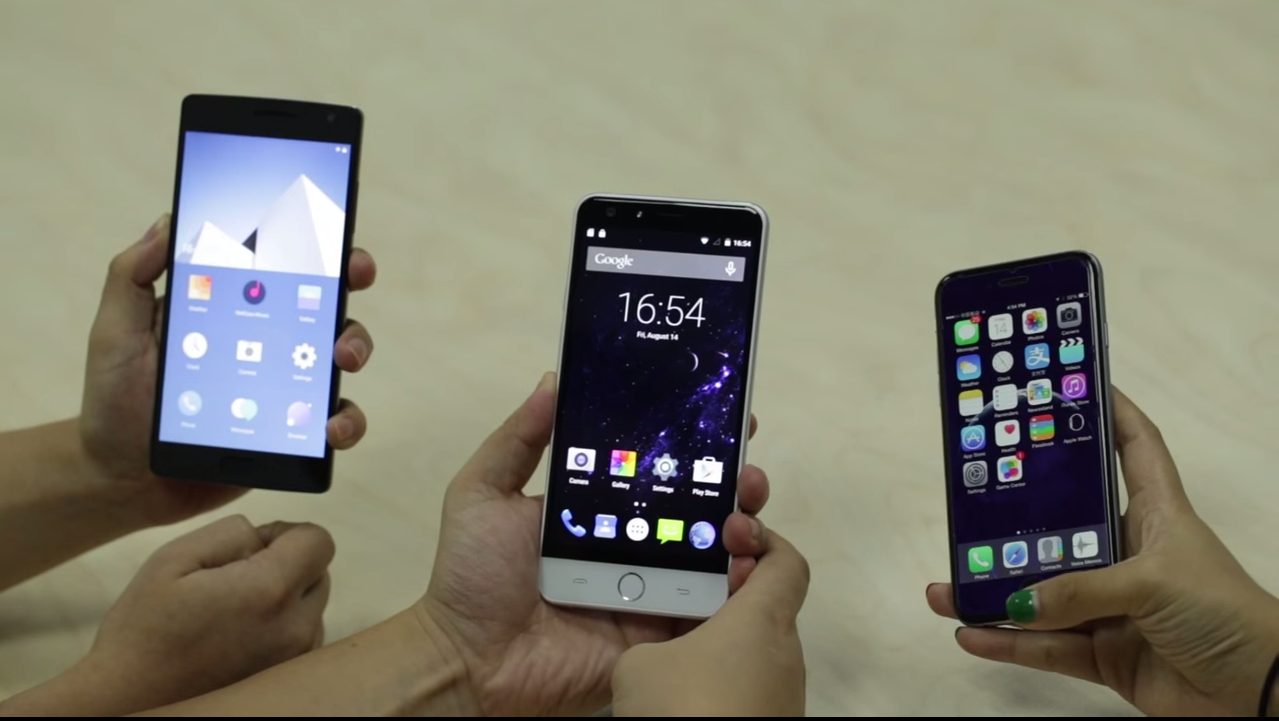 ulefone vs iphone vs oneplus 2