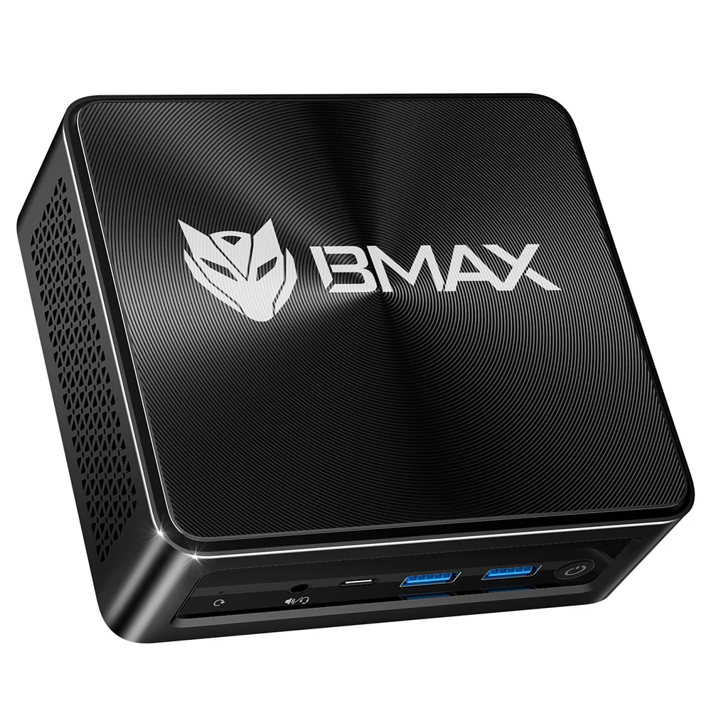 BMAX B7A Pro Mini PC, Ryzen 5 7430U, 16GB RAM, 512GB SSD, 4K